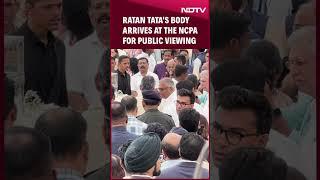 Ratan Tata Funeral | Ratan Tata's Body Arrives At The NCPA For Public Viewing