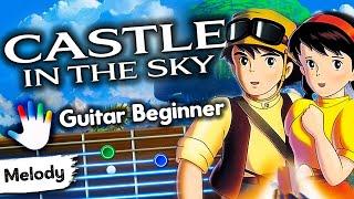 Castle In The Sky Guitar Lessons for Joe Hisaishi ARTISTE Tutorial | Easy Chords + Backing Track