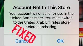Fix” Account Not In This Store iOS 15 How to Fix Your Account is Not Valid For Use Solved | (2022)