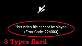 Fix This Video File Cannot be Played Error Code 22403 in Google Chrome