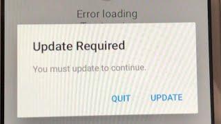 YouTube Update Required iPhone Problem | Update Required You Must Update to Continue YouTube Error