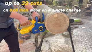 14inch Brushless Chainsaw,compatible with Dewalt Battery