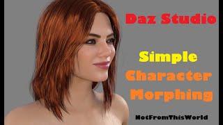 How to Morph and Edit Characters in Daz Studio