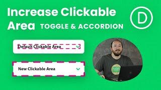 How To Increase The Divi Toggle And Accordion Modules Clickable Area