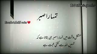 Beautiful Quotes In Urdu || #islam #islamicmotivationalquotes #quotes #motivation