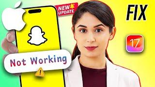 Fix Snapchat Not Working on iPhone 2024 | Snapchat Keeps Crashing on iOS
