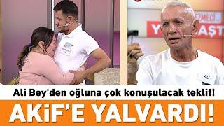 Melissa ayrılma kararı alan Akif'e yalvardı! Ali Bey'den Akif'e olay teklif!