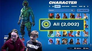 i Now Have More Then 2,000 Fortnite Skins in My Locker Today (ALL My Fortnite Skins Locker Showcase)