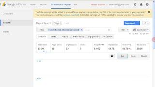 Youtube Estimated Earnings Not Showing In Adsense 2015 •.• SOLVED •.•