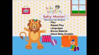 Baby Einstein: Baby Newton (2004) DVD Main Menu