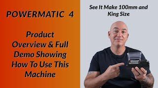 Powermatic 4 Electric Cigarette Rolling Injector Machine Product Demo