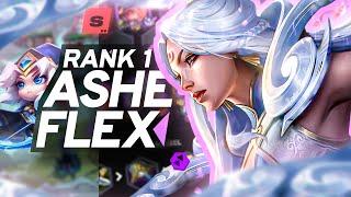 How Rank 1 Plays Ashe Flex for Free LP! | TFT Patch 14.9b