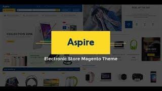 Aspire - Electronic Store Responsive Magento Theme