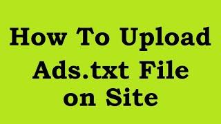 How to upload Ads.txt file on Hostinger Hosting. #ads #fixed