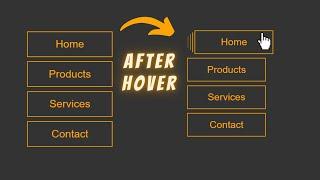 CSS Creative Menu Hover Effects - Part 2 | Animated Menu Items | CSS Hover Effects