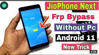 Jio Phone next Hard reset | pattern & password unlock | frp bypass without pc android 11