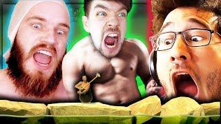 Ultimate Rage Compilation | pewdiepie , Jacksepticeye, Markiplier | Getting over it by bennett foddy