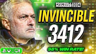 This INVINCIBLE 3412 FM24 Tactic Achieved An 98% Win Rate!