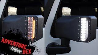 JEEP Wrangler LED Mirror Installation Tutorial