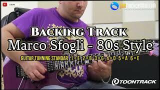 Marco Sfogli - 80s Style [Guitar Backing Track]