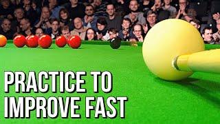 Snooker Practice To Improve Your Game Fast