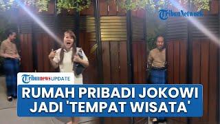 Viral Video Rumah Jokowi di Solo Jadi 'Destinasi Wisata', Bukakan Gerbang & Sapa Warga Pakai Sarung