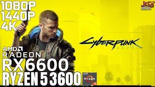 Cyberpunk 2077 | Ryzen 5 3600 + RX 6600 | 1080p, 1440p, 4K benchmarks!