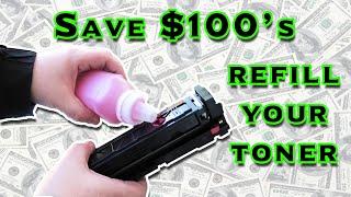 Refill your Laser Printer Toner and save Hundred's of Dollars