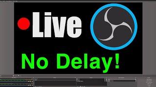 OBS STUDIO HOW TO REMOVE STREAM DELAY New FIX!