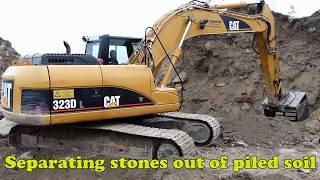 MultaVex - Seperating stones out of piled Soil - MultaVex