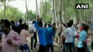 TMC workers, security personnel clash at polling booth in West Bengal