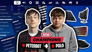 Peterbot & Polo NEW Fortnite Settings! (BEST DUO)