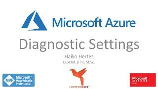 Microsoft Azure ️ Diagnostic Settings erklärt und vorgeführt