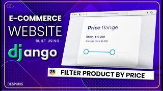 Filter Product By Price in Django  | E-commerce  Website using Django | EP. 25