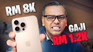 Jom beli iPhone 16 Pro Max 1TB RM8k dengan gaji RM1.2k! [Consumer] Simpan je duit tu