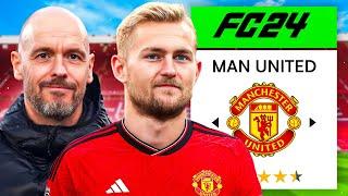 Manchester United Realistic Rebuild With Zirkzee & De Ligt in FC24 Career Mode! 