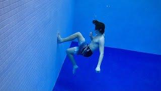 Hitting a Sick Backflip Off a Wall Underwater