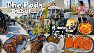 The Pods Dubai  Restaurant | Homemade Fish Fry| Dubai Metro #dubai #keralafishfry #thepod