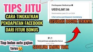 Cara meningkatkan pendapatan bonus di facebook