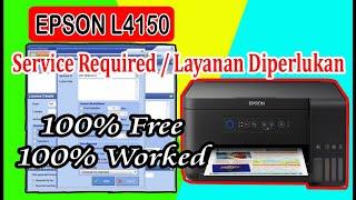 CARA RESET EPSON L4150 + LINK DOWNLOAD RESETTER