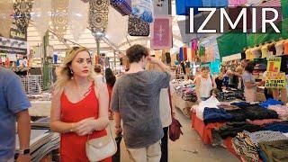 Explore İzmir's Famous Bostanlı Market and Streets: A Walk to the Ferry Terminal 