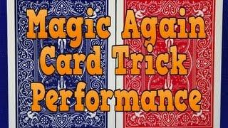 Magic Again (Card Trick Performance) -Magic