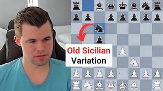 How Magnus destroyed the Old Sicilian Variation