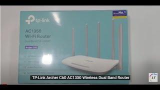 TP-Link Archer C60 AC1350 Wireless Dual Band Router    #tplink  #router