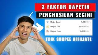 TRIK DAPETIN PENGHASILAN DARI SHOPEE AFFILIATE CUMAN SATU BULAN!