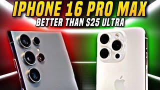 Smartphone Wars: iPhone 16 Pro Max vs Galaxy S25 Ultra