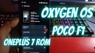 oxygen os port rom for poco F1 || oneplus 7 rom never gonna give you up build ||