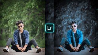 Lightroom black and blue effect photo editing tutorial in mobile || Pritam Editz