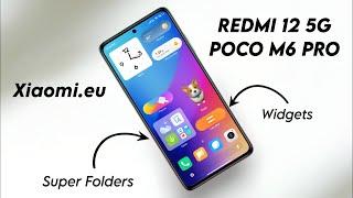 Xiaomi.eu Rom is here  for Redmi 12 5g & Poco M6 Pro | Detailed Review & Installation