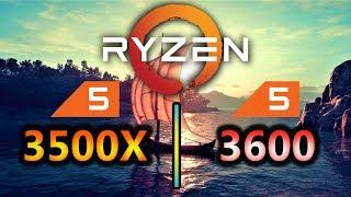 Ryzen 5 3500X vs Ryzen 5 3600 | Mega PC Gameplay Benchmark Test in 21 Games